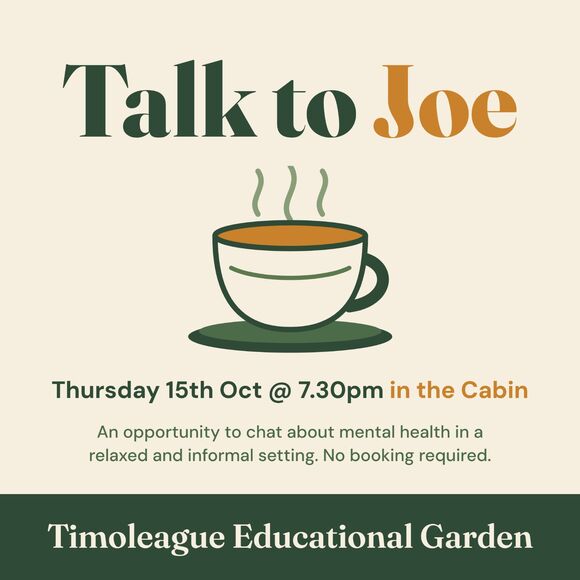 Talk to Joe: 15 Oct 2026