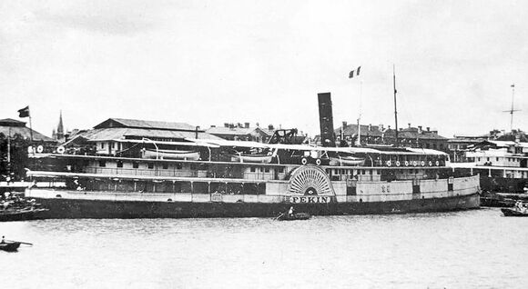 'Pekin' an example Chinese Paddlesteamer from the period
