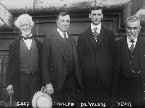 Daniel F Coholan with Éamon de Valera