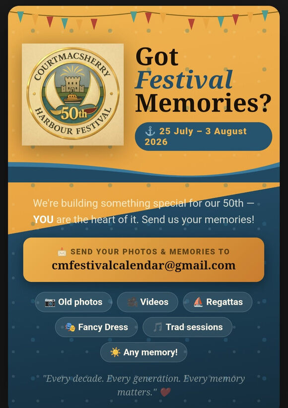 Send your Harbour Festival Memories by 30 June 2026